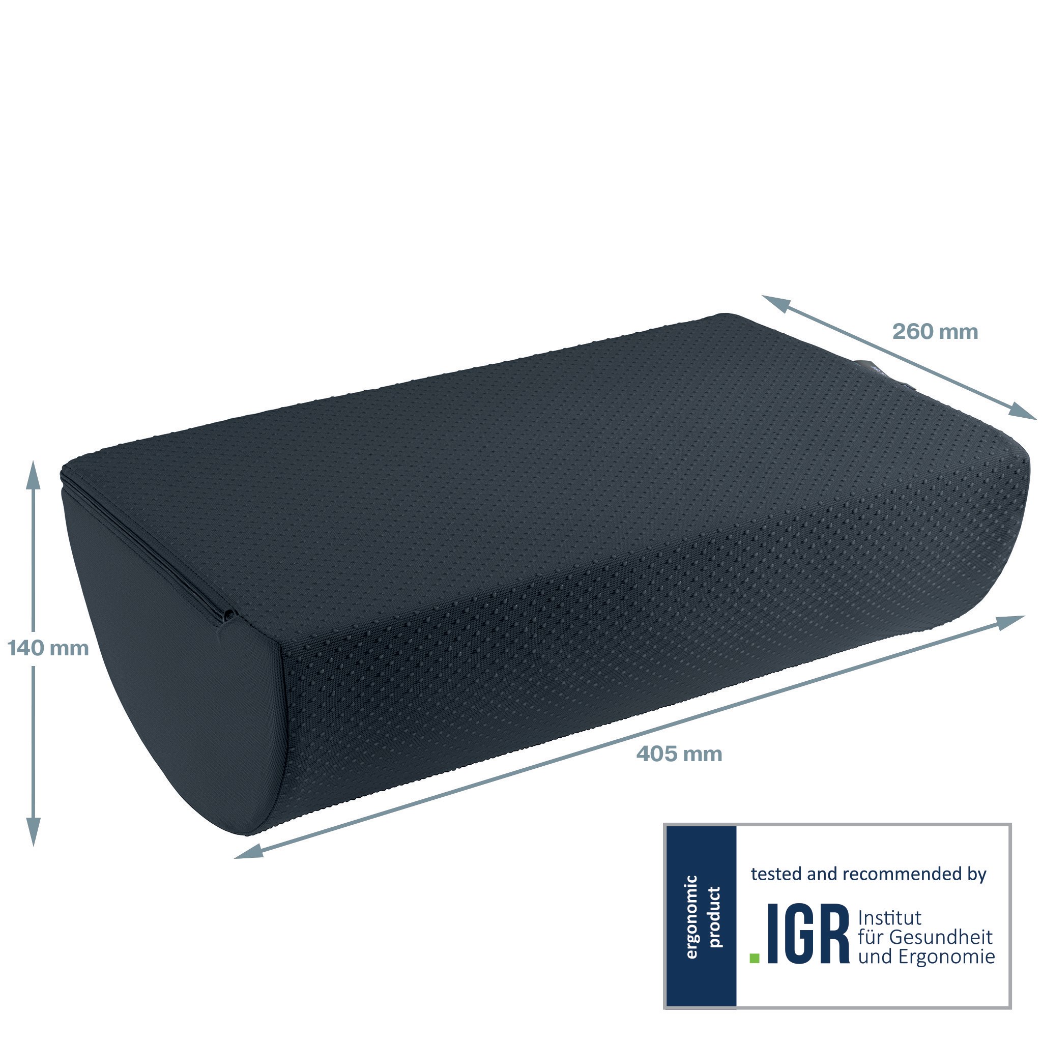 Leitz Cozy Footrest gray packshot